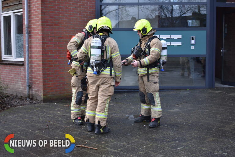 Portiek tijdelijk ontruimd vanwege gaslek in woning Bessengaard Spijkenisse