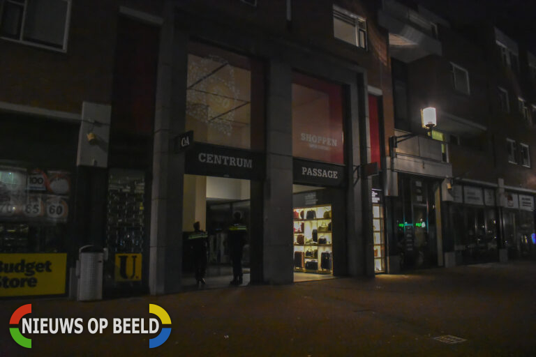 Brandalarm vermoedelijk geactiveerd door waterlekkage stadhuispassage Nieuwstraat Spijkenisse