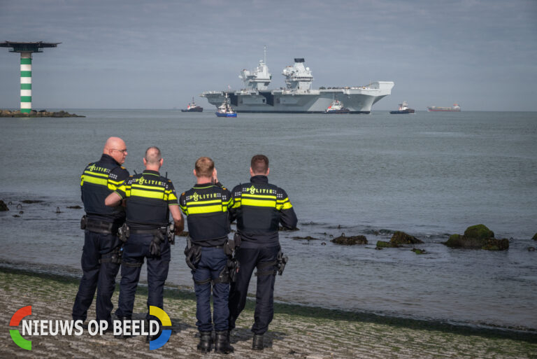 Drie Britse militairen van vliegdekschip aangehouden in centrum Rotterdam