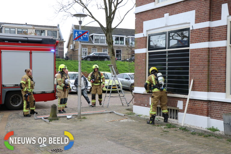 Verfbrander zorgt voor kleine brand Plantsoenstraat Capelle aan den IJssel