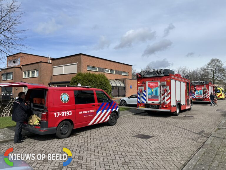 Woningbrand tijdens werkzaamheden aan Paganinistraat in Capelle aan den IJssel