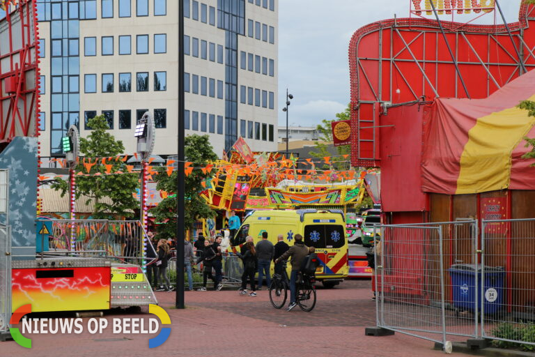 Traumahelikopter ingezet voor onwel persoon op kermis Capelle aan den IJssel