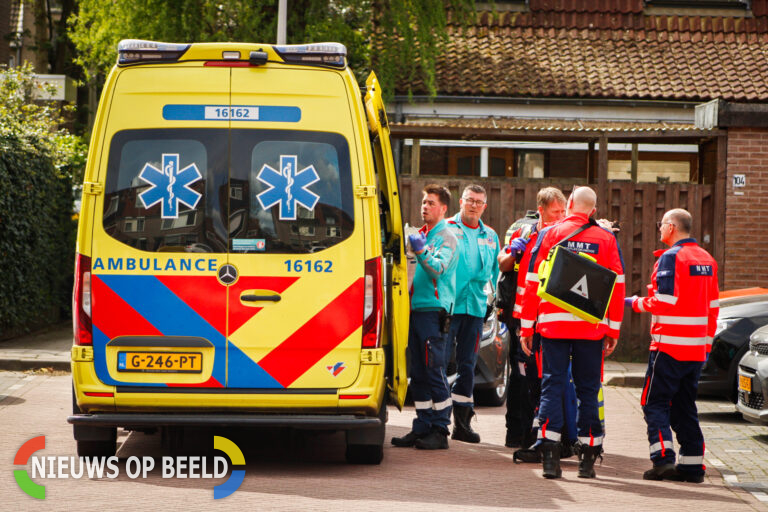 Traumahelikopter assisteert bij ernstige noodsituatie in een woning Zuidplaslaan Waddinxveen