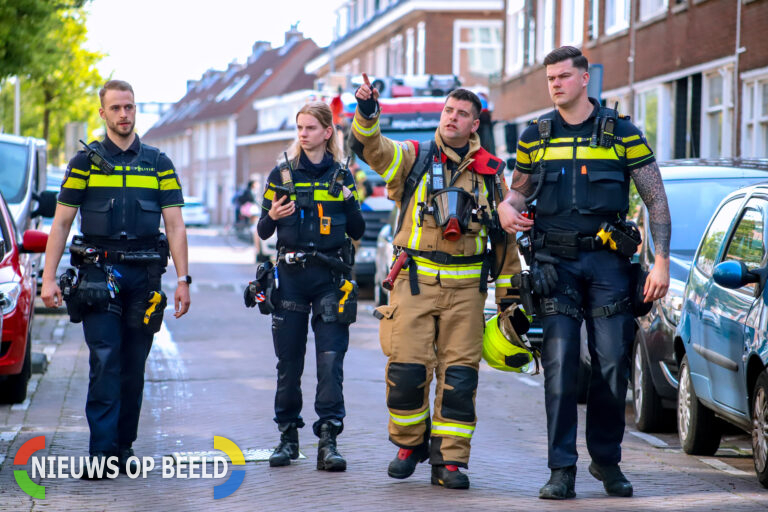 Groot lek in gasleiding van woning Katendrechtse Lagedijk Rotterdam