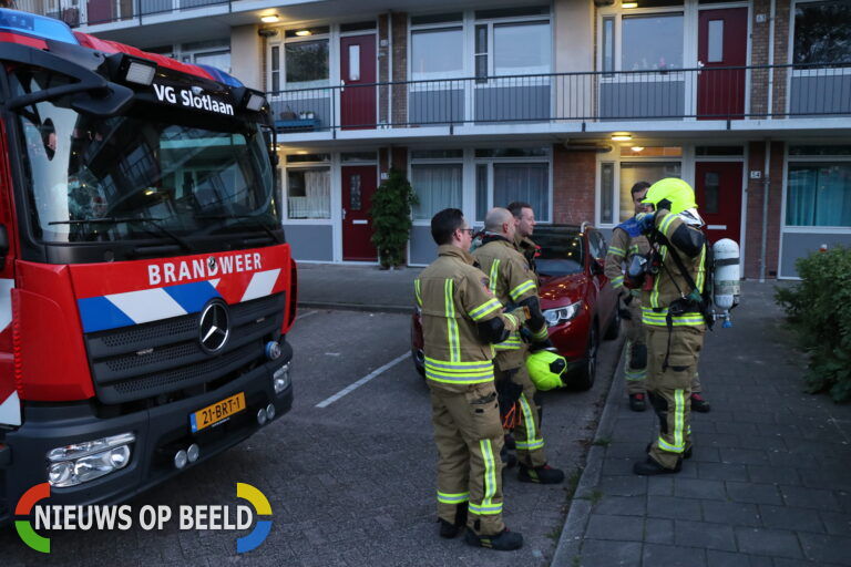 Benzine lucht in kelder flatgebouw Meeuwensingel Capelle aan den IJssel