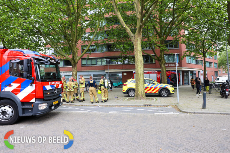 Brand in 55+-woning aan Schiedamseweg in Rotterdam