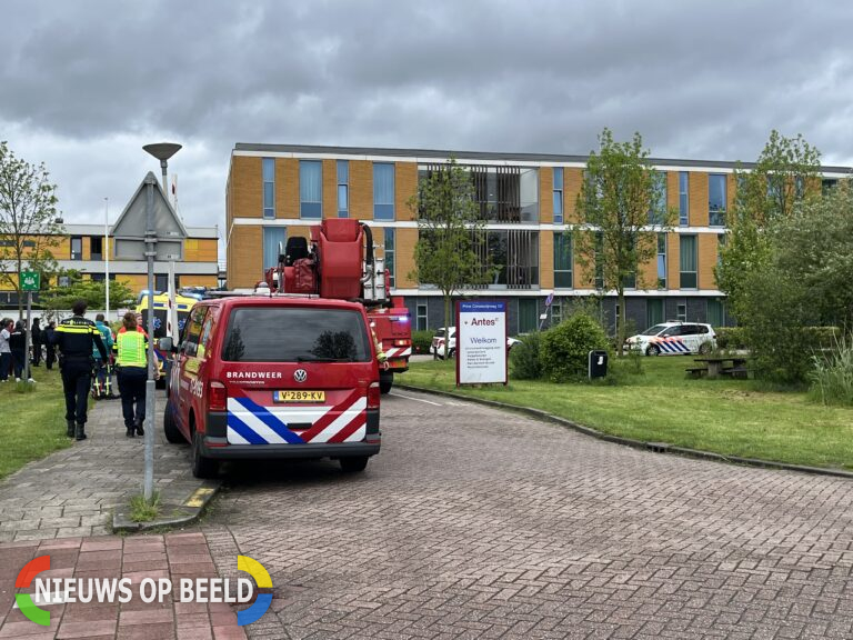 Brand in zorginstelling Antes Prins Constantijnweg Rotterdam