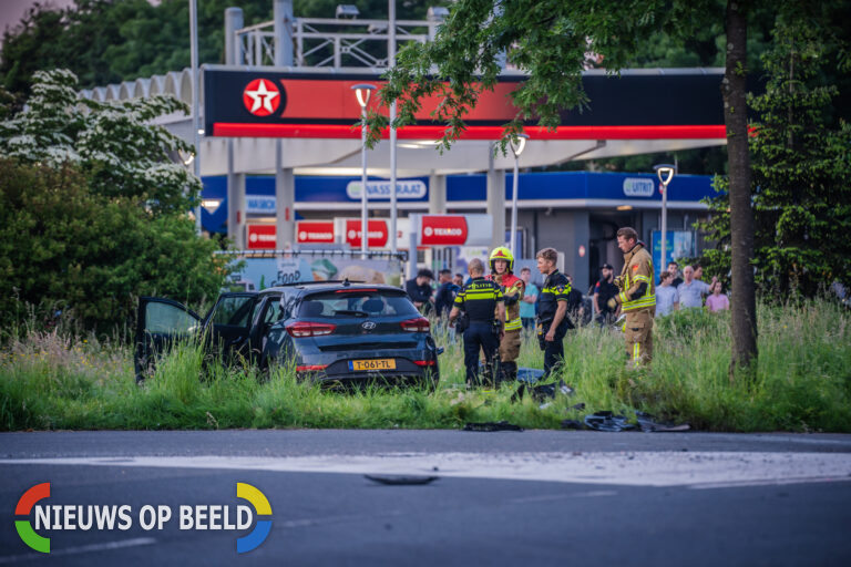 Meerdere gewonden na ernstig ongeluk Jacques Dutilhweg Rotterdam