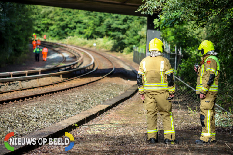 Enorme ravage nadat metro’s tegen omgevallen boom aan rijden in Rotterdam!