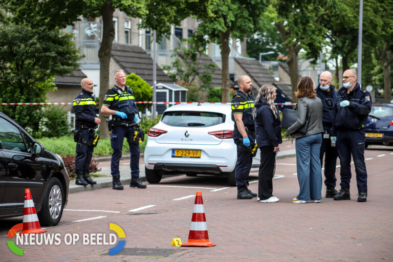 Kogelgaten aangetroffen in ruiten van woning Port-Saidstraat Rotterdam