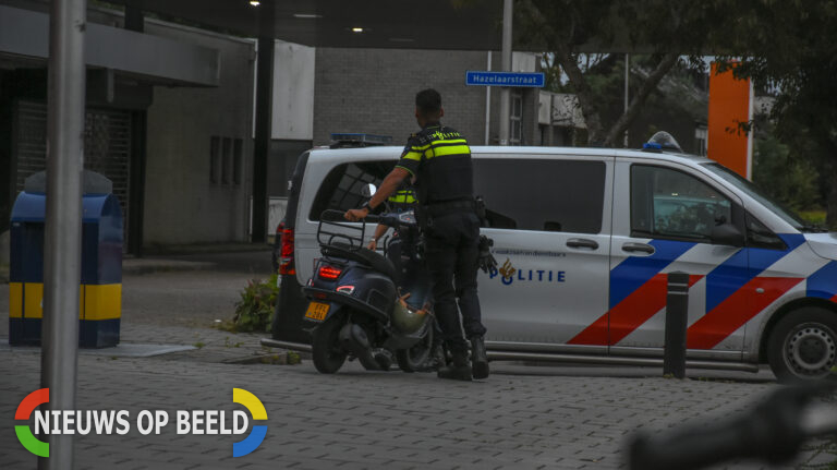 Korte politie achtervolging na diefstal scooter Groenewoud Spijkenisse