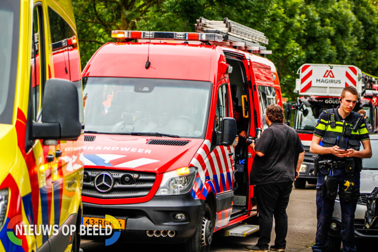 Meisje raakt te water na het voeren van de eendjes Kolkmanstraat Gouda