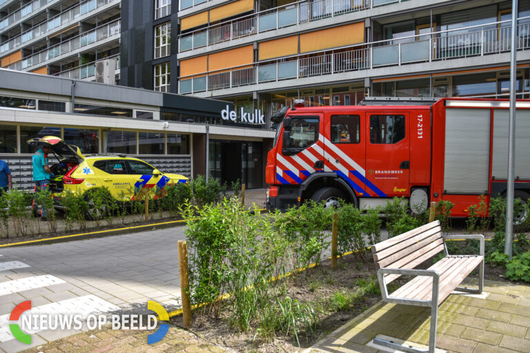 Woning vol rook door brand in de keuken Klencke Hoogvliet-Rotterdam