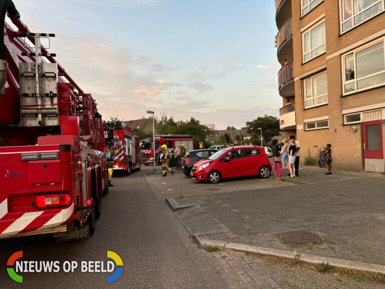 Vlam in de pan in flatwoning Capelle aan den IJssel