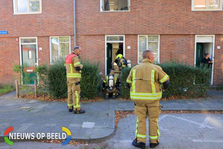 Vlam in de pan nadat bewoner huis heeft verlaten Lindendaal Rotterdam