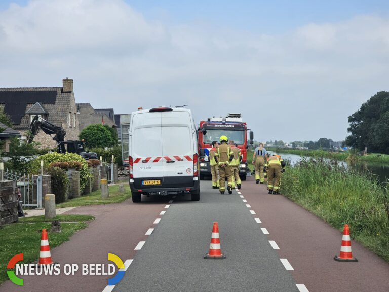 Zuideinde afgezet na fors gaslek in Rotterdam-Nesselande