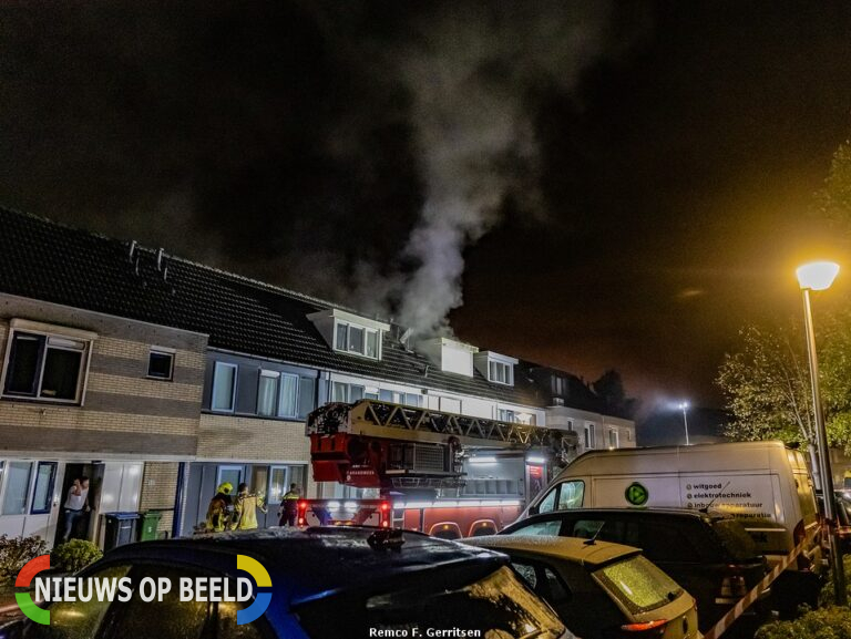 Flinke rookontwikkeling en gewonde bij woningbrand, Brasem (Bodegraven)