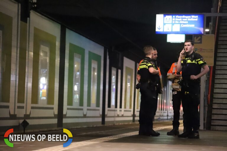 Treinverkeer korte tijd gestremd door spoorloper bij station Blaak Rotterdam