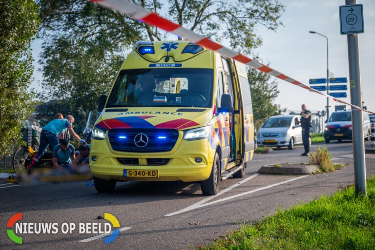 Voetganger raakt zwaargewond na aanrijding met motorscooter Nieuwe Broekweg Gouda