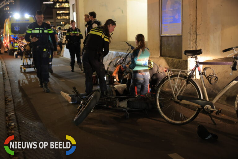 Fatbiker zwaargewond na aanrijding met fietser Overblaak Rotterdam