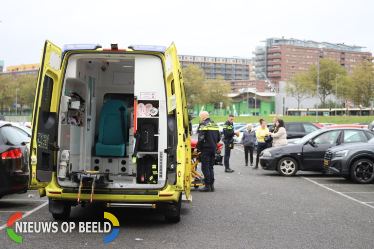 Scooterrijder gewond na aanrijding met uitrijdende auto Van Zandvlietplein Rotterdam