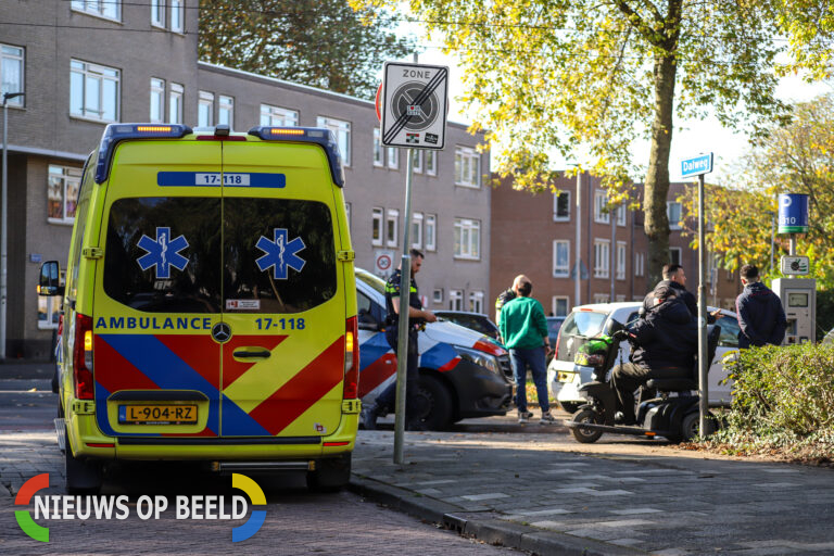 Vrouw gewond na kop-staartaanrijding Beukendaal Rotterdam