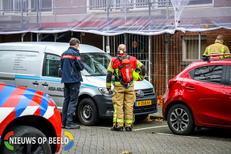 Lekkende scooter in kelderbox veroorzaakt hevige benzinelucht Leliënstein Rotterdam