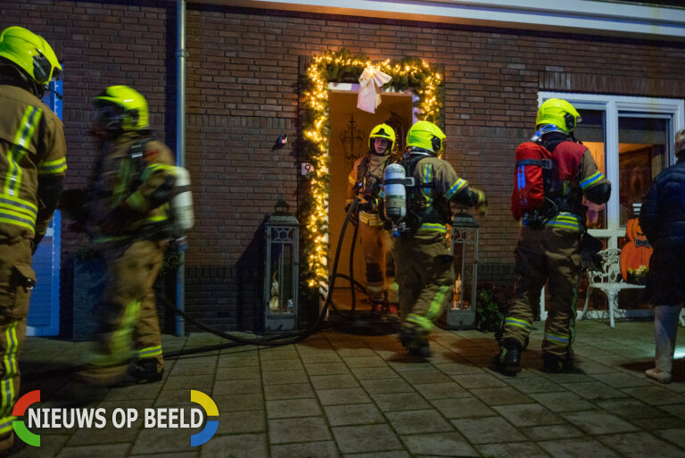 Bewoners blussen zelf brand in woonkamer Koninginnehof Zuidland