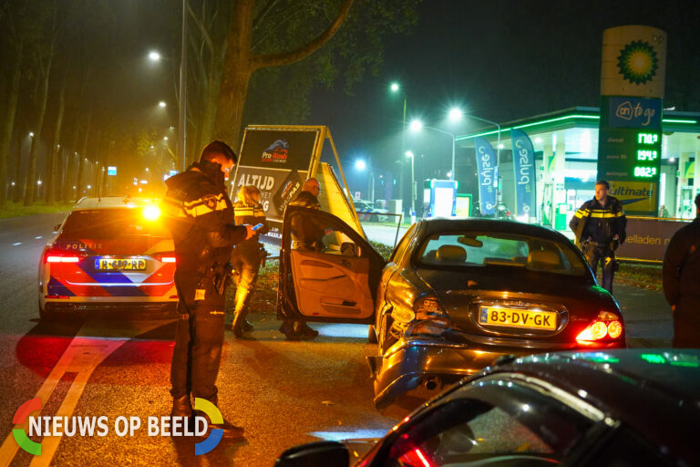 Automobilist vlucht na ongeval A20 Capelle aan den IJssel