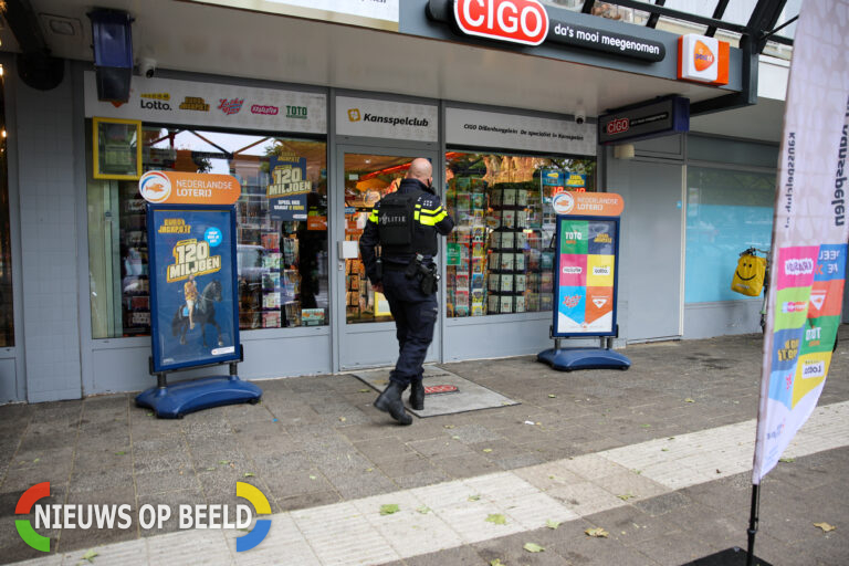 Gewapende overval op tabakswinkel Dillenburgplein Ridderkerk