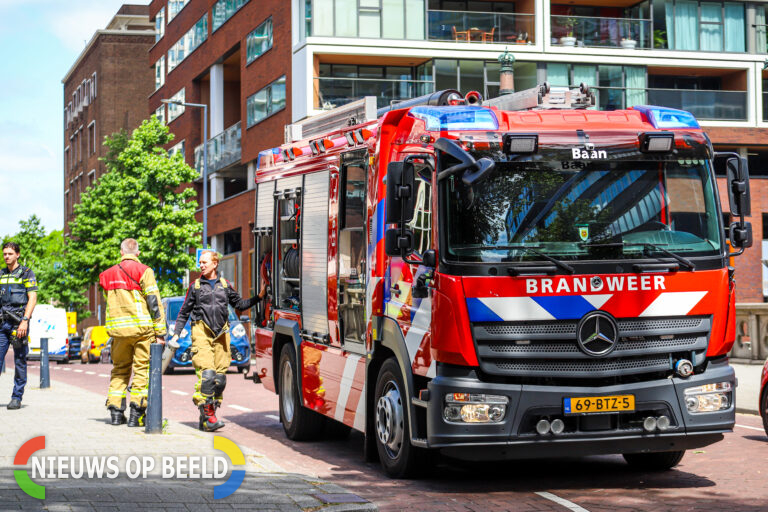 Bewoner loopt brandwonden op na keukenbrand Wijnkade Rotterdam
