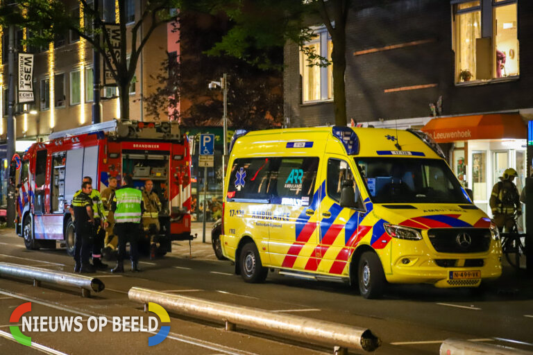 Woonvoorziening voor ouderen ontruimd na brand West-Kruiskade Rotterdam