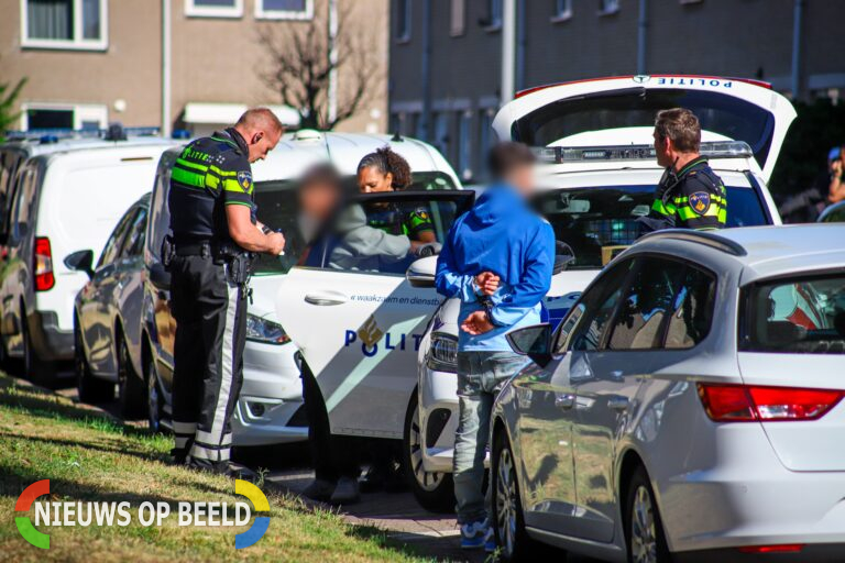 Minderjarigen betrokken bij vuurwapenmelding Beschoeiing Hoogvliet-Rotterdam
