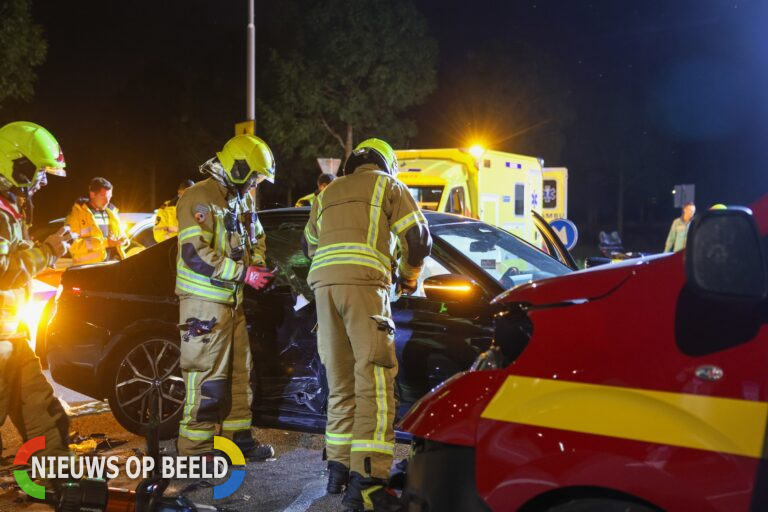 Twee gewonden na aanrijding op Portlandse Baan in Rhoon