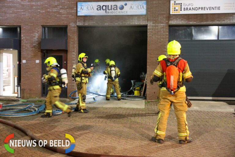 Brand in bedrijfsverzamelgebouw in Bergschenhoek snel onder controle