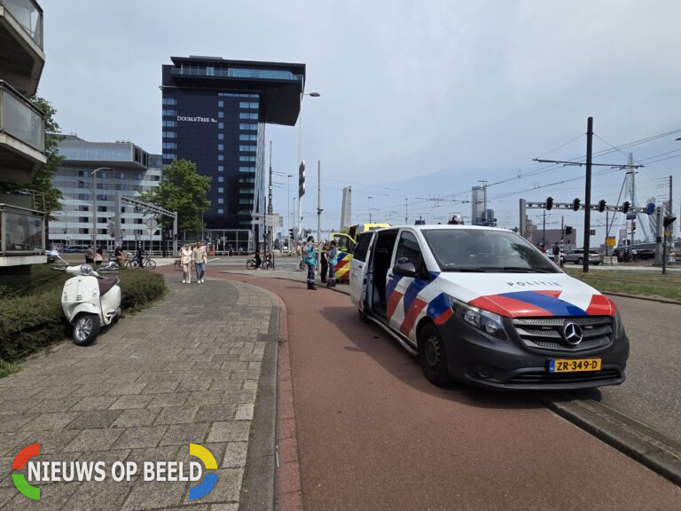 Gewonde bij aanrijding Vasteland Rotterdam