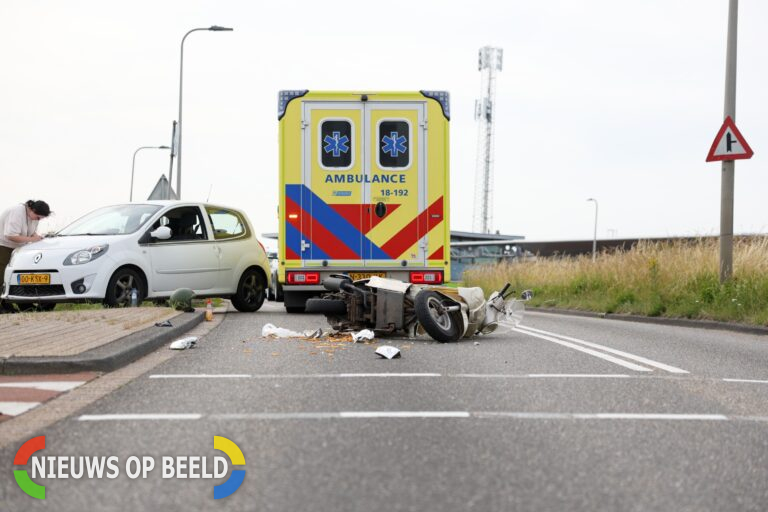 Aanhouding met pepperspray na verkeersongeval , Benedenrijweg Ridderkerk