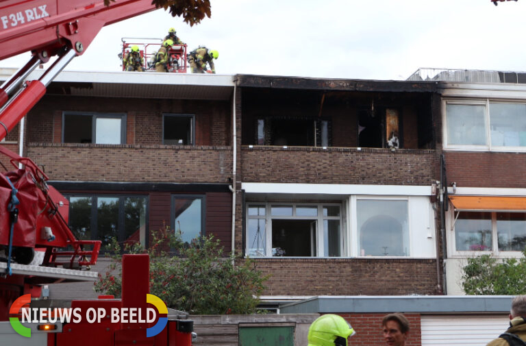 Woning verwoest door uitslaande brand in Hoek Van Holland