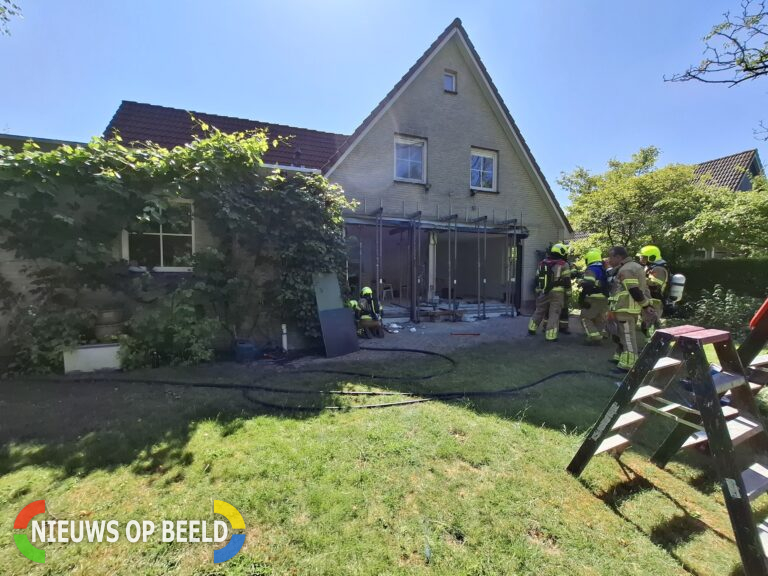 Brand in kruipruimte na werkzaamheden Ringvaartpark Capelle