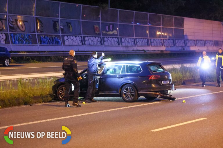 Vier verdachten aangehouden voor beschieten taxichauffeur A13 Rotterdam