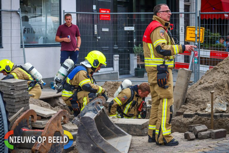 Brandweer ingezet voor gaslek Calandstraat Rotterdam