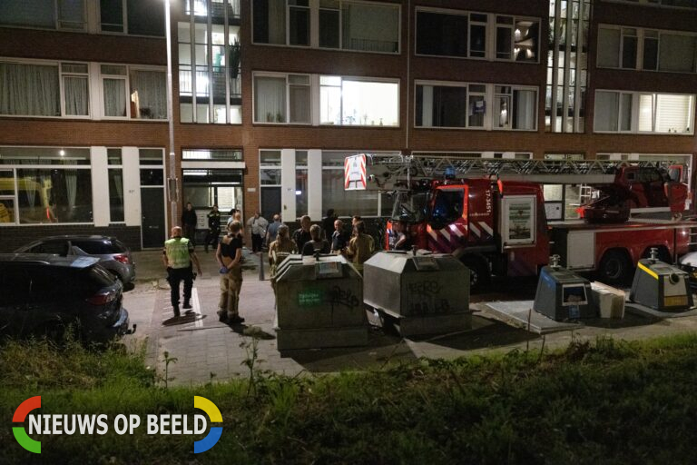 Hulpdiensten massaal uitgerukt voor melding koolmonoxide lekkage in woningen Hilledijk Rotterdam