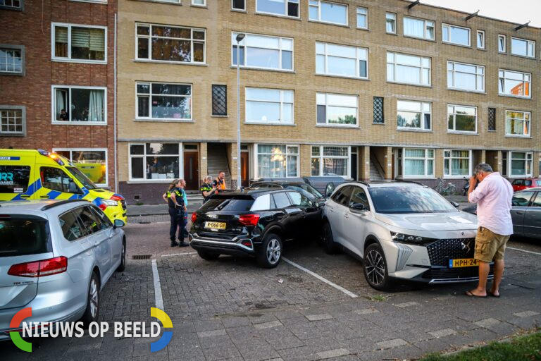 Gewonde bij ongeval Wevershoekstraat Rotterdam