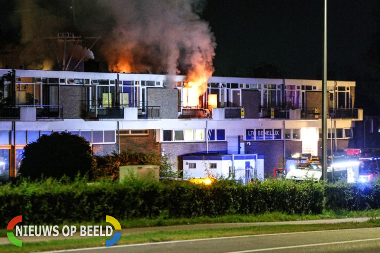 Gewonde bij uitslaande brand in woning Ir Herman de Grootweg Spijkenisse