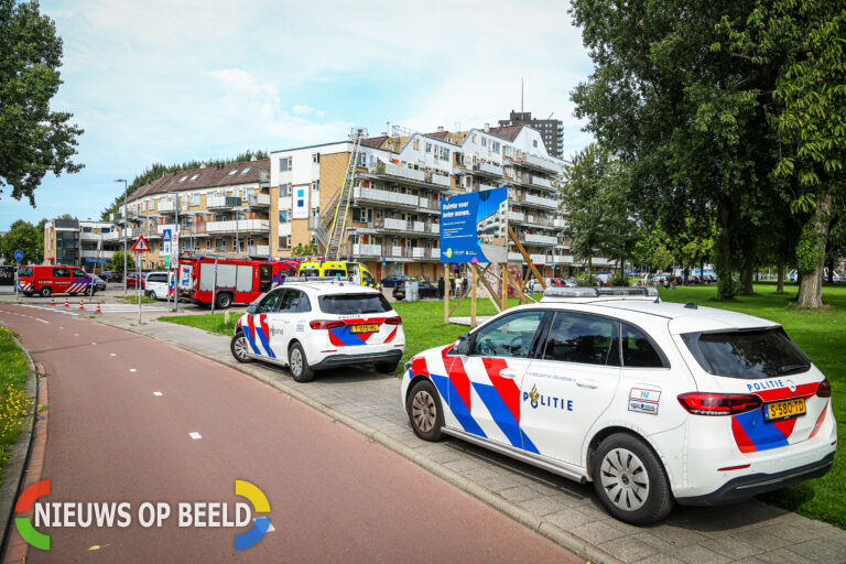 Bewoonster gered bij woningbrand Charloisse Hoofd Rotterdam