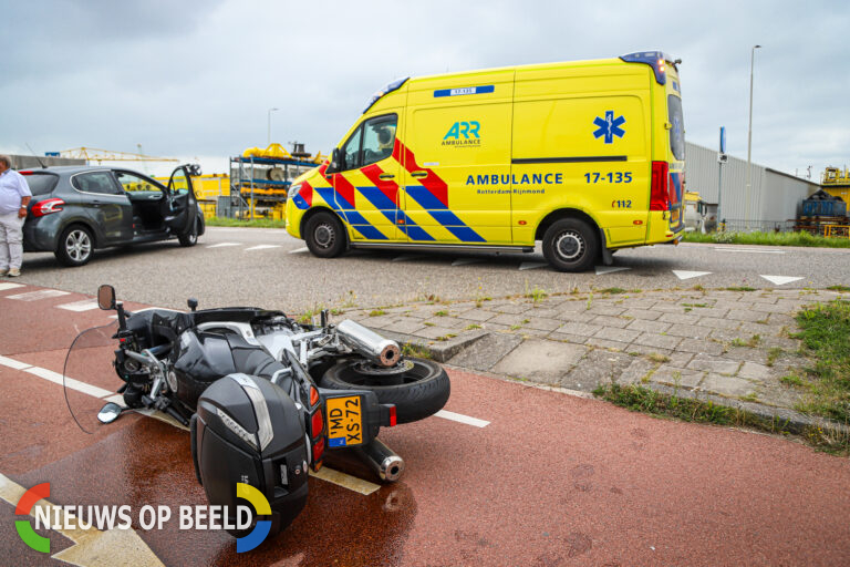 Motorrijder gewond na aanrijding Nijverheidstraat Capelle aan den IJssel