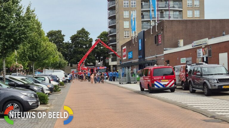 Brand in supermarkt Albert Heijn WC Crimpenhof Krimpen aan den IJssel