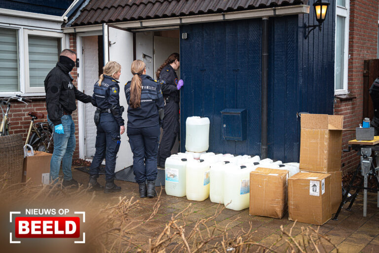 Grote drugsvangst in woning na inval door arrestatieteam Mallegout Brielle