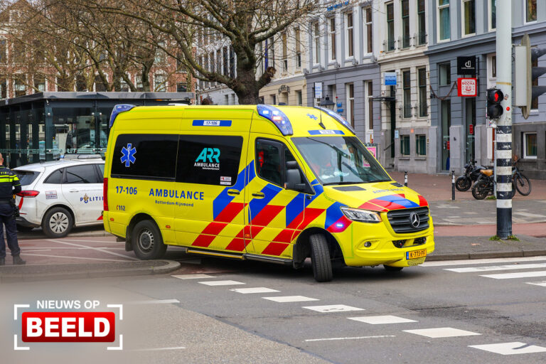 Man lichtgewond bij steekpartij Eendrachtsplein Rotterdam