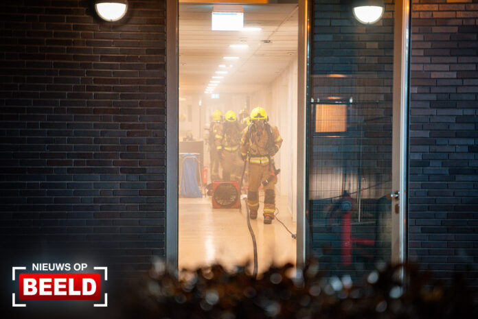 Brand bij GGZ-instelling Prins Constantijnweg Rotterdam